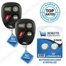 Replacement for 97-00 Buick Century Regal Intrigue Grand Prix Remote Key Fob (2)