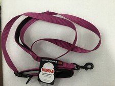 Dog Leash, Kong our strongest ultra durable Handsfree leash 6' x 1" pink NEW