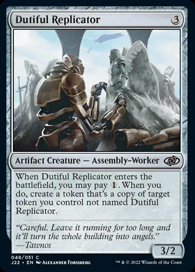 x4 Dutiful Replicator C MTG Jumpstart 2022 M/NM, English
