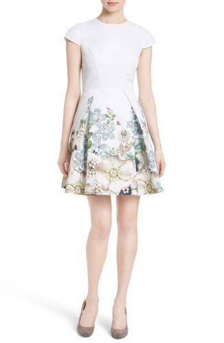 ted baker fit and flare dresses