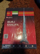Cubic Fun Burj Khalifa Dubai UAE 3D Puzzle 92 Pieces Sealed New