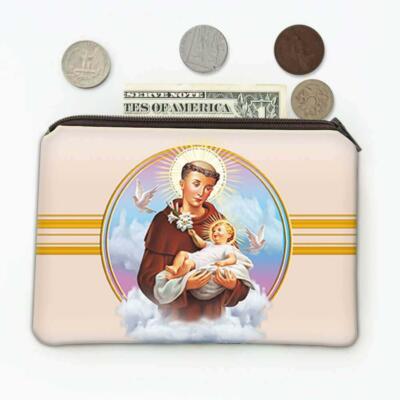 Gift Coin Purse : Saint Anthony of Padua Catholic Religious Religion Classic