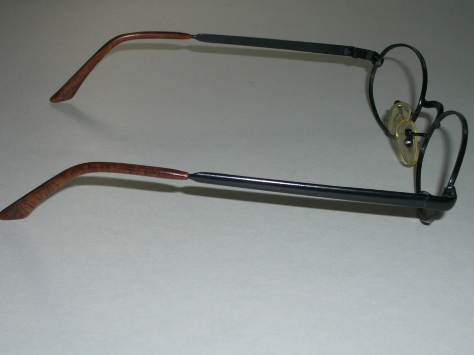 50 mm DE COLECCIÓN B&L RAY BAN W2979 MEZCLA NEGRA/AGRAVIADA MONTURAS DE GAFAS OVALADAS SOLAMENTE Foto 3 de 4