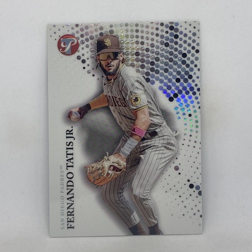 2022 Topps Pristine Fernando Tatis Jr. [Orange Refractor] #9 card