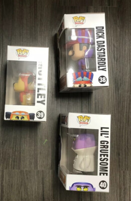Funko Pop Muttley Dick Dastardly Wacky Racers Rare Set 3pc | eBay