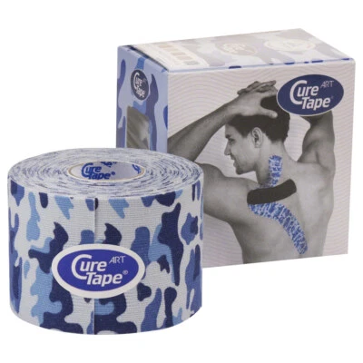 Cure Tape Art, 5 m x 5 cm, wasserfest, Army blue - Bild 1 von 3