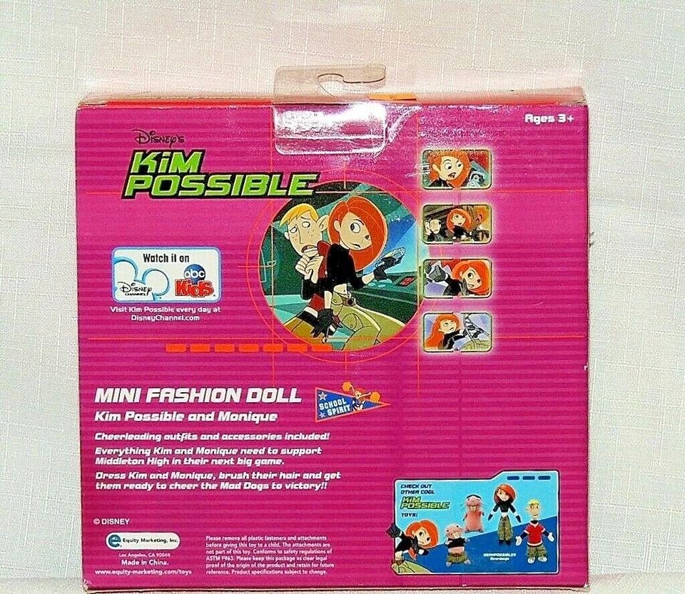 NUEVO EN CAJA DISNEY ~KIM POSSIBLE & MONIQUE MINI MUÑECA DE MODA Foto 2 de 3