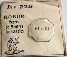 Glass Watch 21 X 21 Mm DOME Base Plate Robur