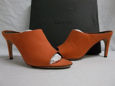 Calvin Klein Collection Sze EU 39.5 US 9.5 M Karis Bright Fire New Womens Shoes 