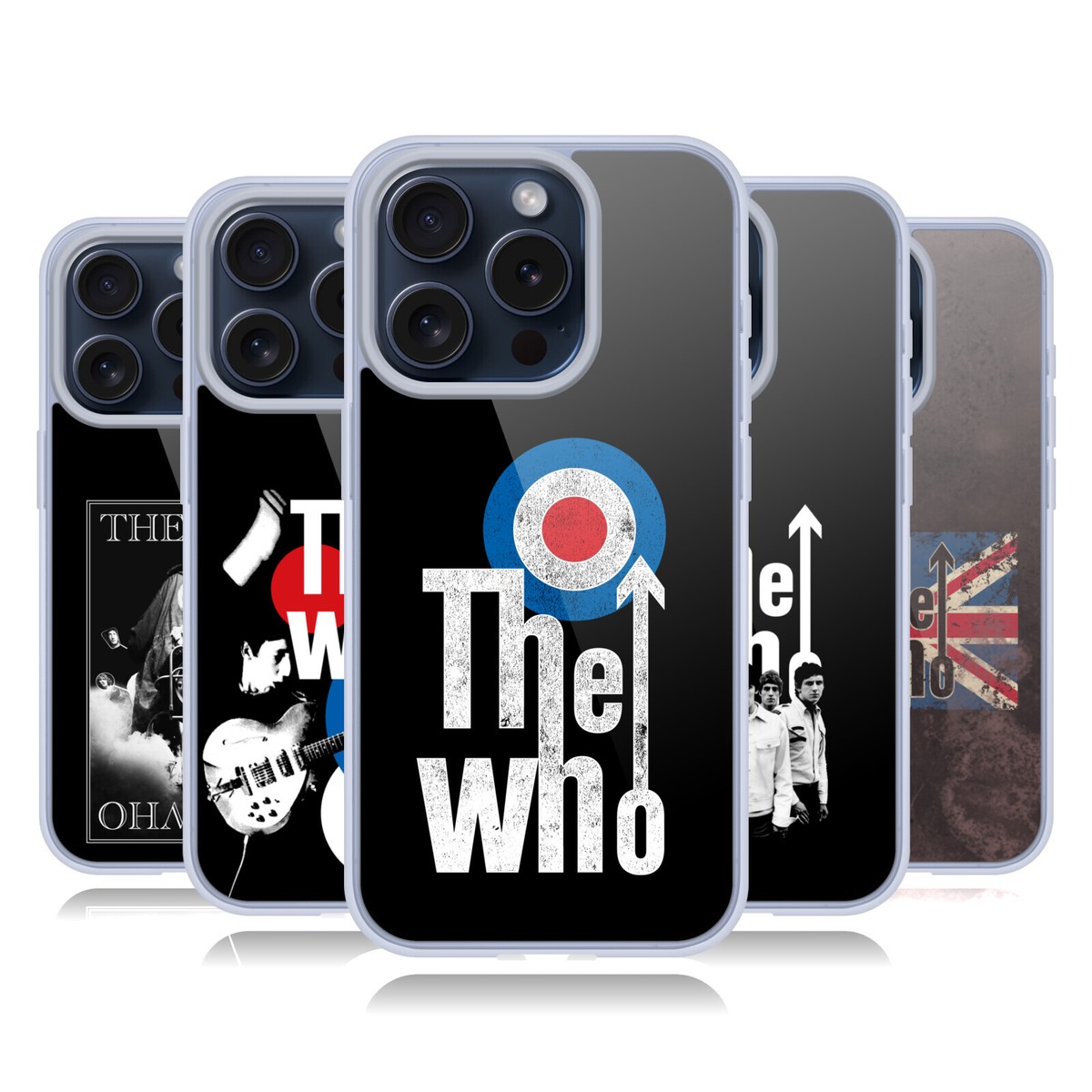 THE WHO ARTE BANDA CUSTODIA COVER MORBIDA IN GEL PER APPLE iPHONE