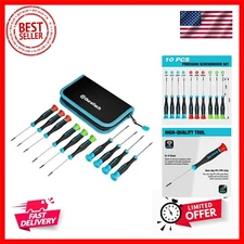 Small Screwdriver Set, 10 PCS Magnetic Mini Screwdriver Set with Pouch, Phill...