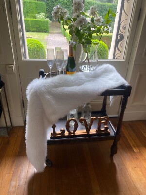 Luxus Arktis Weiß Kunstfell Läufer Luxe Bett Sofa Überwurf Firma Wie Oka One