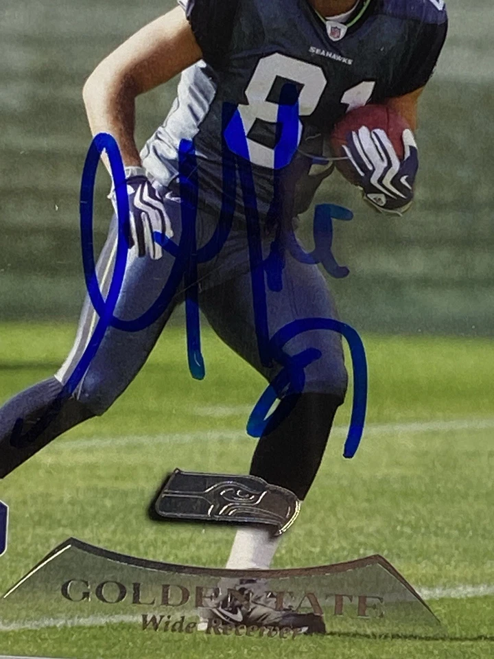 Golden Tate 2010 Topps Prime Auto Rookie BGS BAS Beckett Authentic! Lions GIANTS - Image 2 of 4