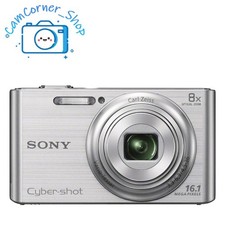 Sony Cyber-shot DSC-W730 16MP Digital Camera 8x Zoom 25mm Wide HD Video silver