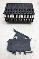 12 Pack Phoenix Contact UK6,3-HESI Fused Terminal Block 600V 25A Max 