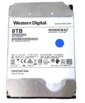 Western Digital 3.5'' SATA 8TB HDD | WD80EMAZ | See Photo for Details