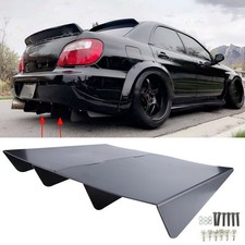 For Subaru Wrx Sti Rear Diffuser 4 Fins Bumper Splitter Chin Spoiler Lower Lip For Subaru Wrx Sti Rear Diffuser 4 Fins Bumper Splitter Chin Spoiler Lower Lip