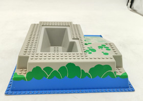 LEGO 6273 Rock Island Refuge Base Plate 3D Plate Raised 2552px4 Pirates Pirates