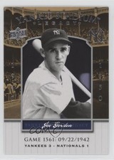 2008 Upper Deck Yankee Stadium Legacy Joe Gordon #YSL1561 HOF 3h2