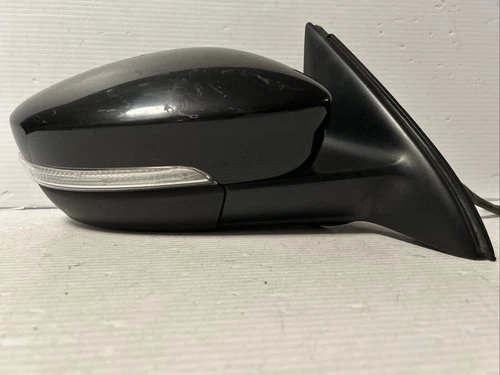 2011 - 2018 Volkswagen Jetta Door Mirror 6 Wire Signal Black Passenger OEM 0706