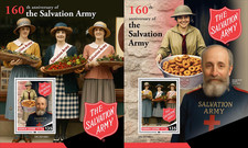 2026 01- SIERRA LEONE- THE SALVATION ARMY 160TH   2X 1V complet set    MNH **