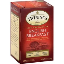 Twinings Of London English Breakfast Pure Black Tea