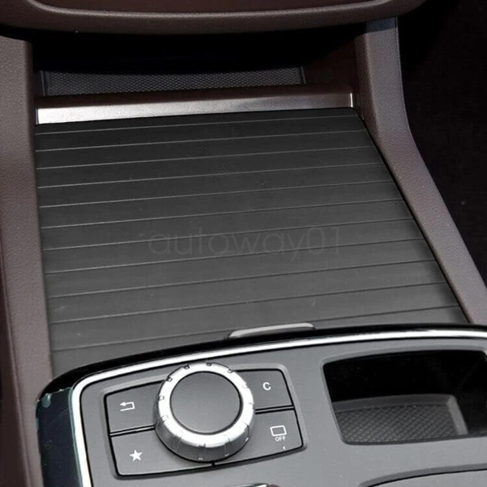 Center Console Cup Holder Tray Roller Blind Cover for Mercedes-Benz W166 GLE300d Foto 4 de 4