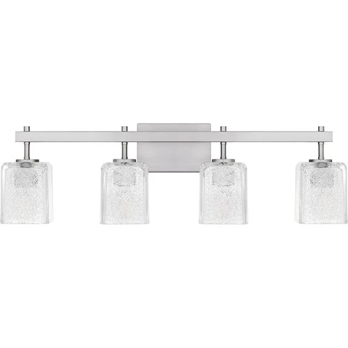 Brushed Nickel  Bathroom Vanity Light from the Brenthouse Collection - Picture 2 of 5