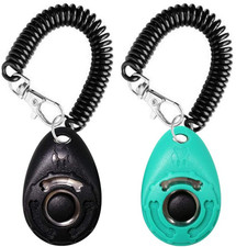 Dog Training Clicker with Wrist Strap Durable Lightweight Easy to Use, Pet Train