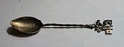 Antique Victorian  Germany Eagle Key Crest Twisted Handle Spoon "Geneve" in Bowl — photo 3