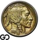 1915-D Buffalo Nickel, Sought After Choice AU++/Unc Key Date Denver Issue