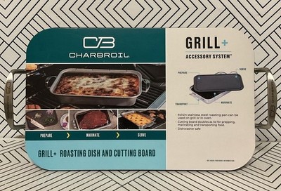 Char-Broil Deep Dish and Cutting Board Stainless Steel Heat Resistance