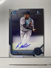 2022 Bowman Baseball Federico Polanco Auto Marlins