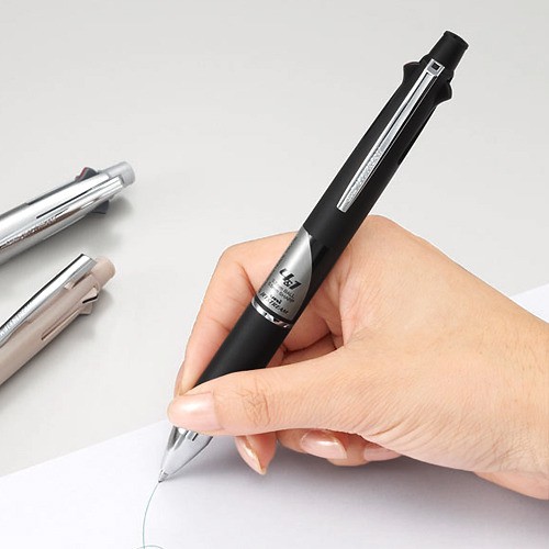 Uni Jetstream 4&1 Multi Pen 0.5mm Coral Orange Ballpoint & Pencil Made in Japan