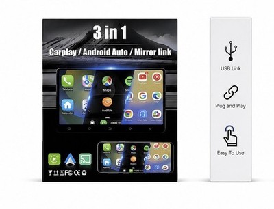 3 In 1 Multimedia AI box Wireless Carplay Android Auto Adapter (NEW / OPEN BOX)