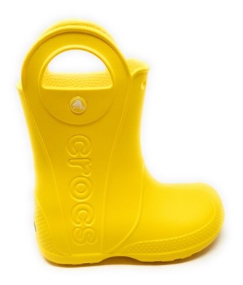 Crocs Kinder Regenstiefel gelb 211052 handle rain boot yellow