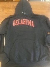 Champion Oklahoma Sooners Black Hoodie Drawstring Sweatshirt Pullover - XL - NWT