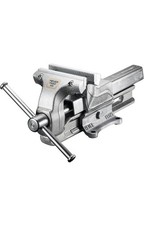 HEUER  Parallelschraubstock Front geschmiedet Schraubstock Verzinkt 120mm