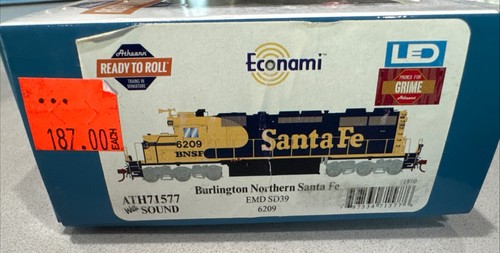 Athearn cebado para Grime EMD SD39 BNSF #6209 Dcc Ho  | Condition: Used