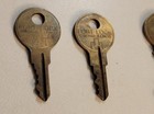 13 VINTAGE YALE STAR MODERN STEELCRAFT CHICAGO LOCK FORT LOCK KEYS USA BRASS — photo 4
