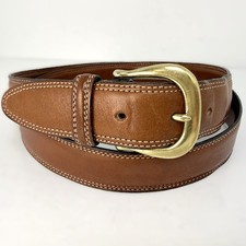 Vintage 90s Coach 3859 Size 40 British Tan English Bridle Leather Belt USA