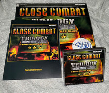 Close Combat Trilogy PC CD-ROM Microsoft WINDOWS 3 War Games BIG BOX See Pics