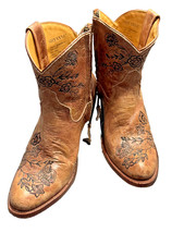 Genuine Leather Shyanne Booties Western Style Women's Booties Size 10