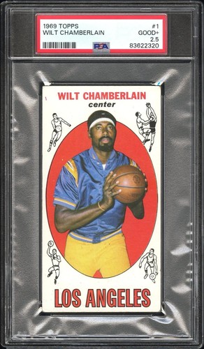 1969 Topps Basketball Wilt Chamberlain PSA 2.5