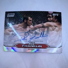 Topps 2025 Stadium Club UFC Chrome Rich Franklin Autograph Card