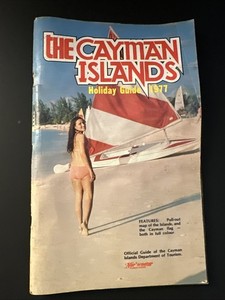 Vintage 1977 Cayman Islands Grand Cayman Little Cayman Holiday Guide Booklet