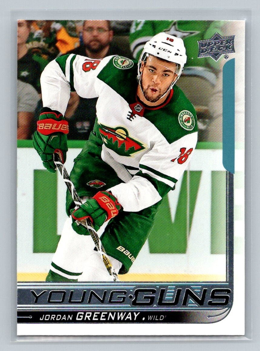 2018-19 Upper Deck Young Guns #213 Jordan Greenway Rookie