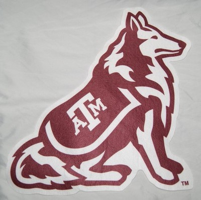 texas a&m aggies reveille pennant
