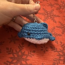 Amigurumi Dolphin Keychain