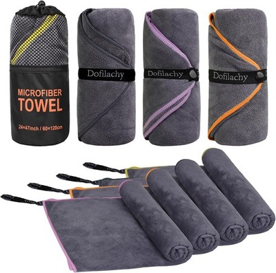 4 Pack Camping Towel - Camping Towels Quick Dry Towel Microfiber Tr...